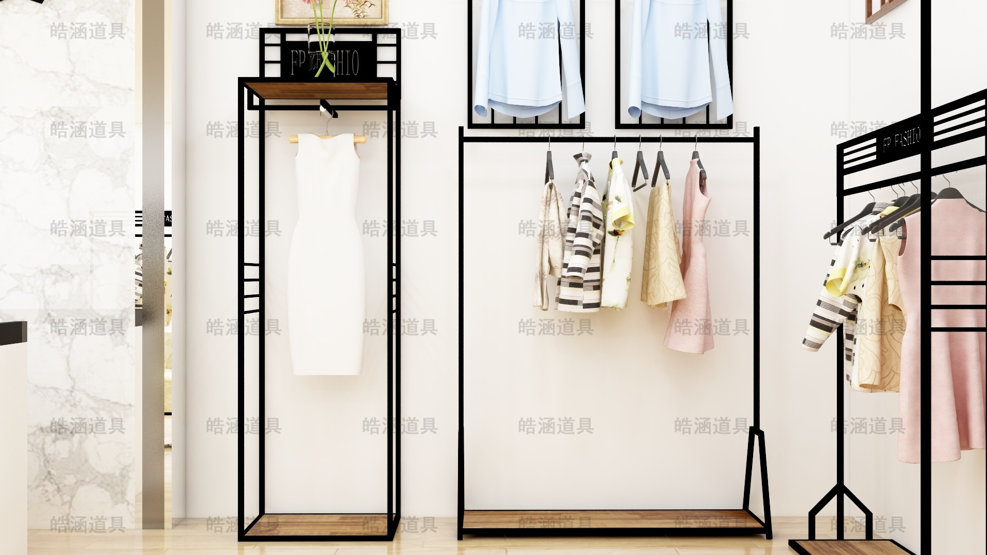 打扮展架