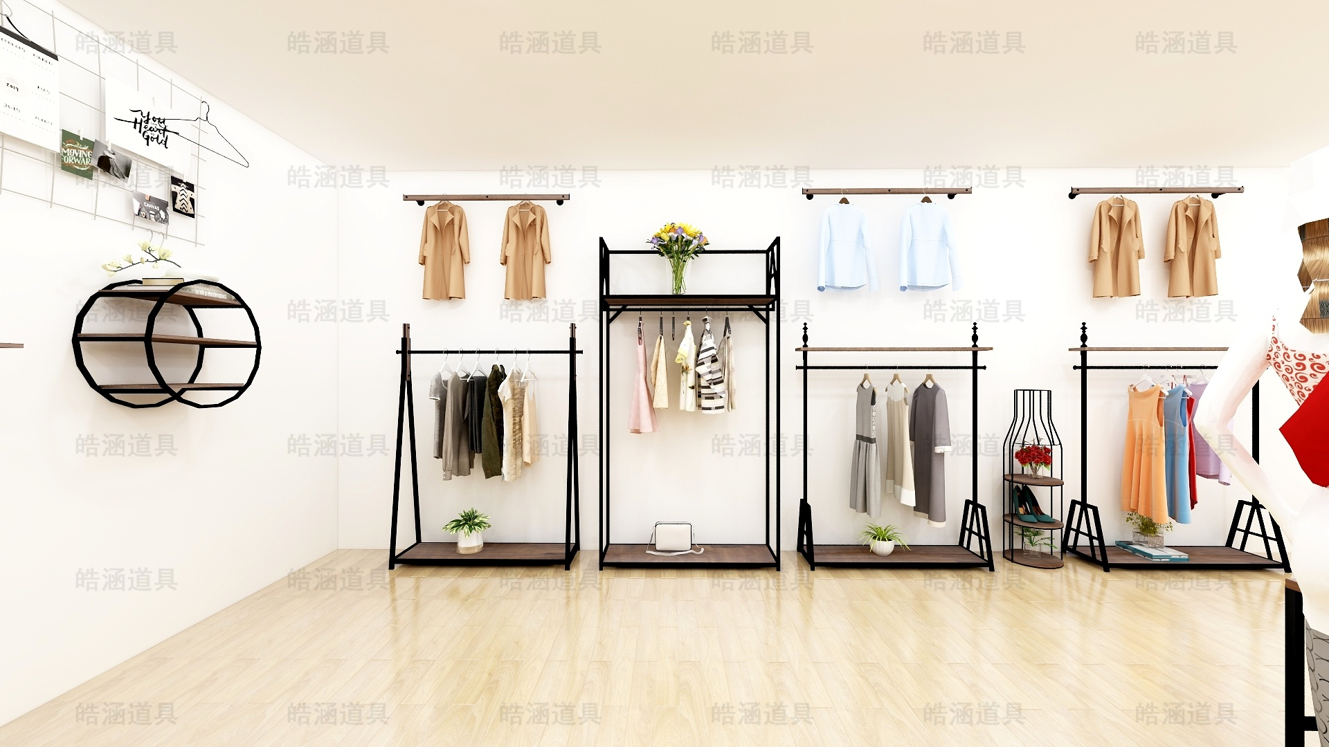 打扮展架